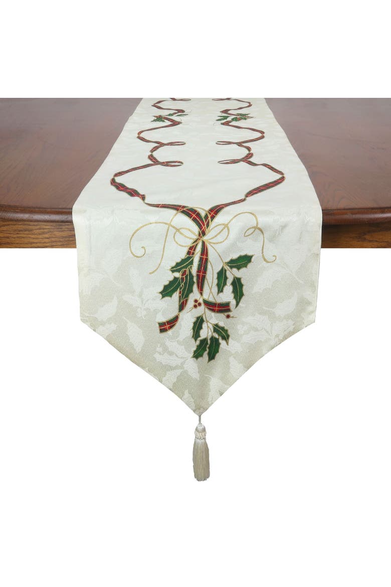 Holiday Nouveau Table Runner, Alternate, color, Multicolor
