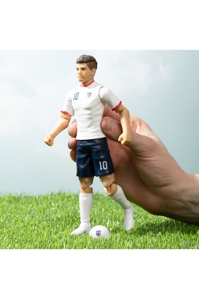 SOCKERS USMNT Christian Pulisic 8" Collectible Soccer Action Figure, Alternate, color, White