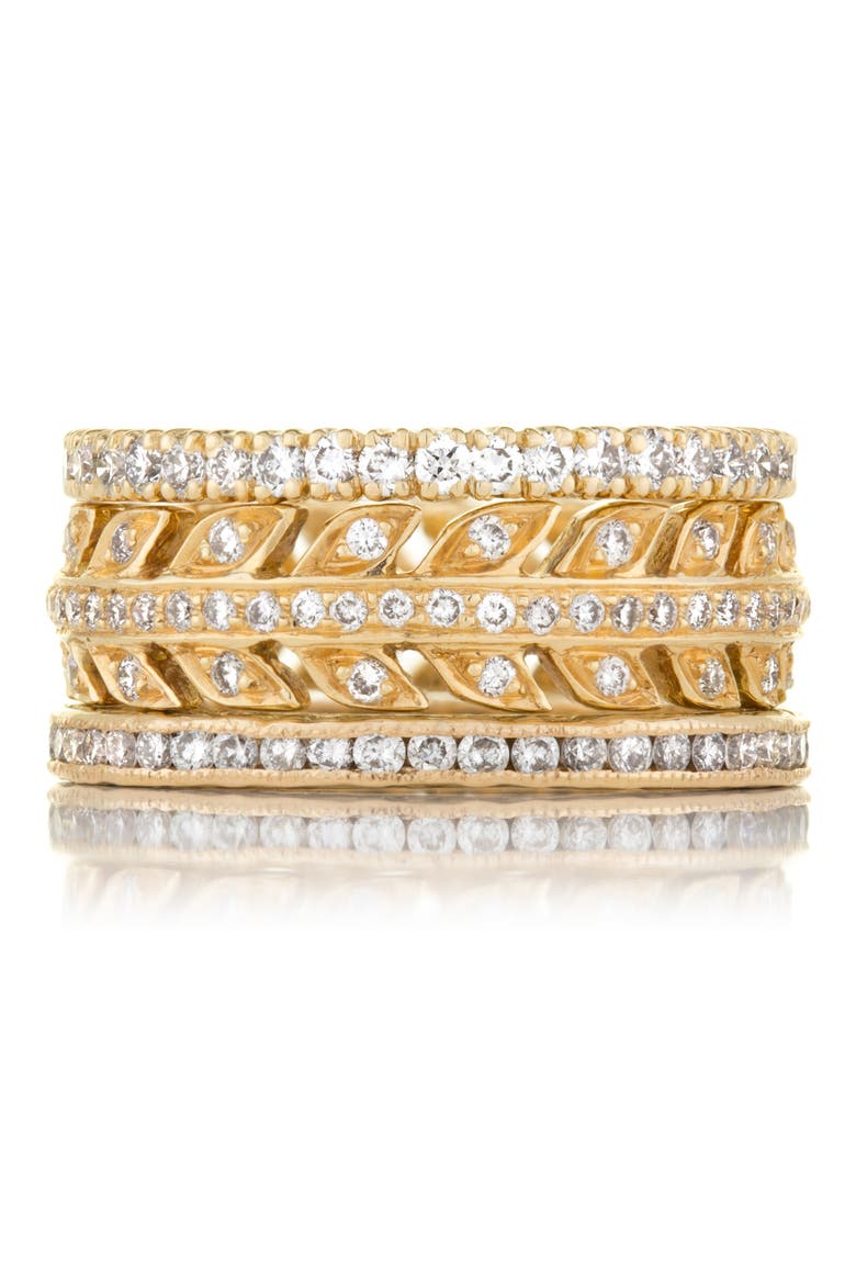 Prong Set Diamond Eternity Band, Alternate, color, GOLD/ DIAMOND
