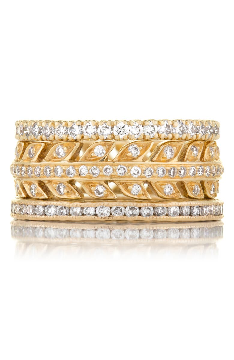 Sethi Couture Prong Set Diamond Eternity Band, Alternate, color, Gold/ Diamond