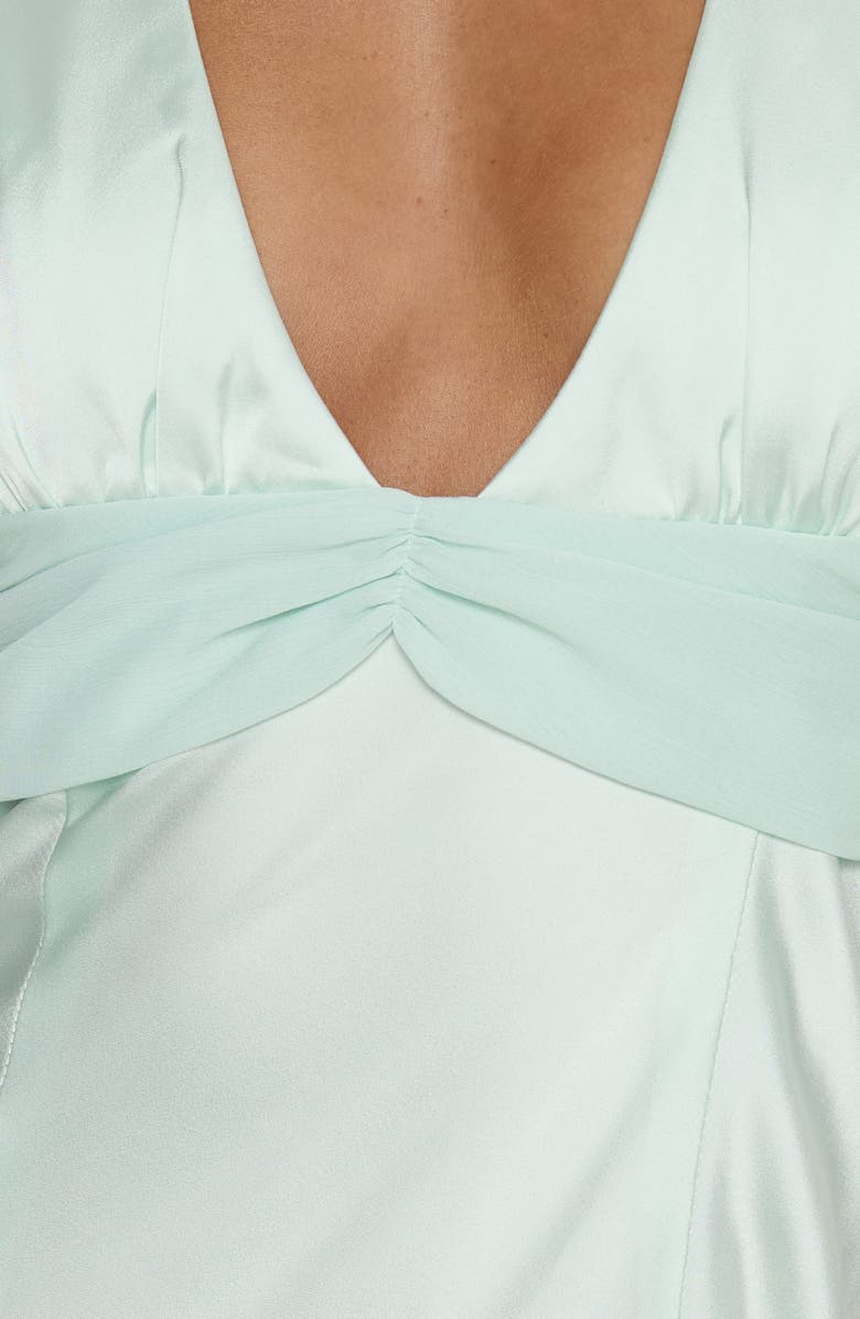 Princess Polly Odyssa Satin Halter Gown, Alternate, color, 