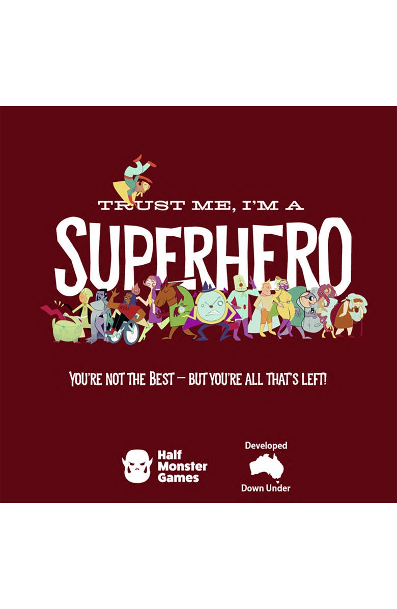 Half-Monster Games Silly Superheroes Expansion Pack Trust Me I
m a Superhero Card Game, Alternate, color, Multicolored