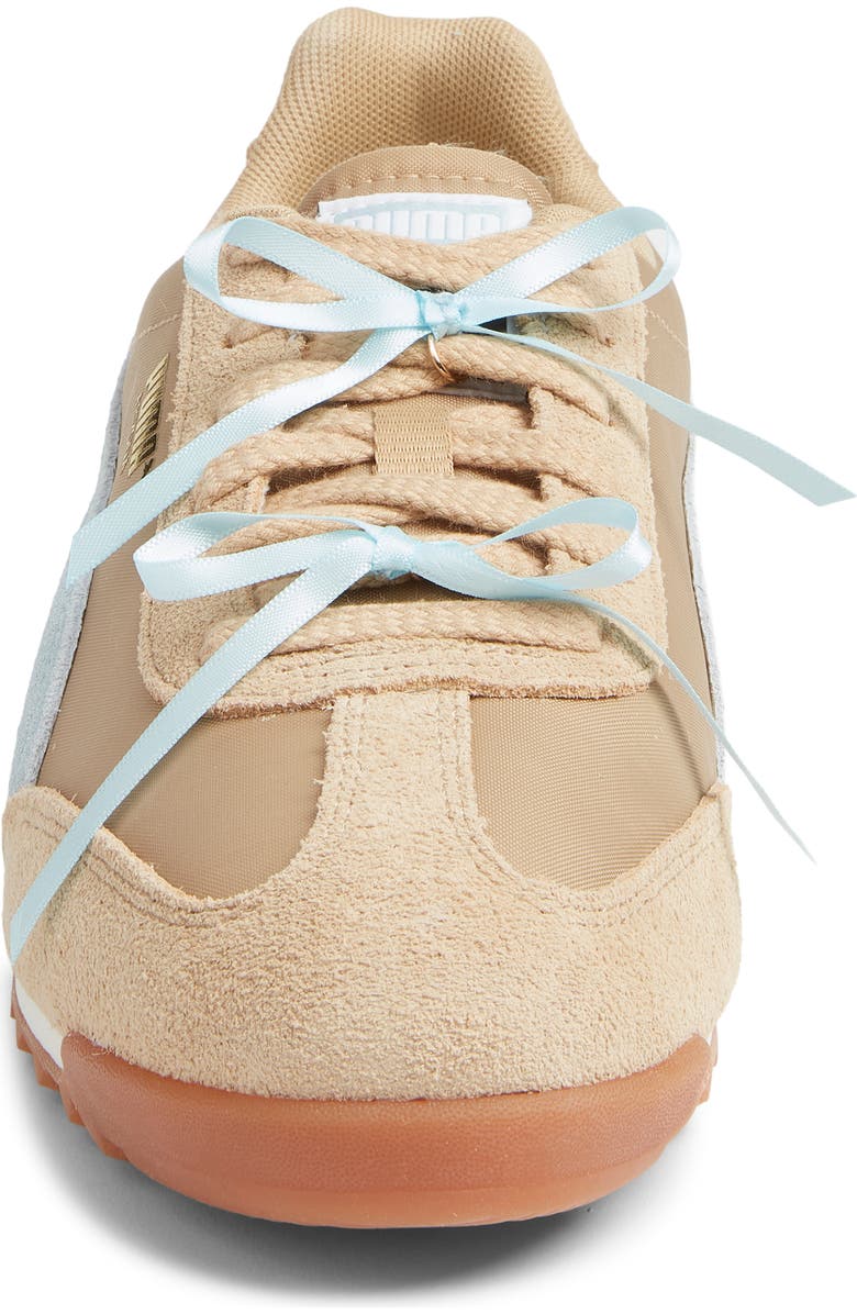 PUMA Arizona Bow Sneaker, Alternate, color, Sand Dune/ Fresh Water