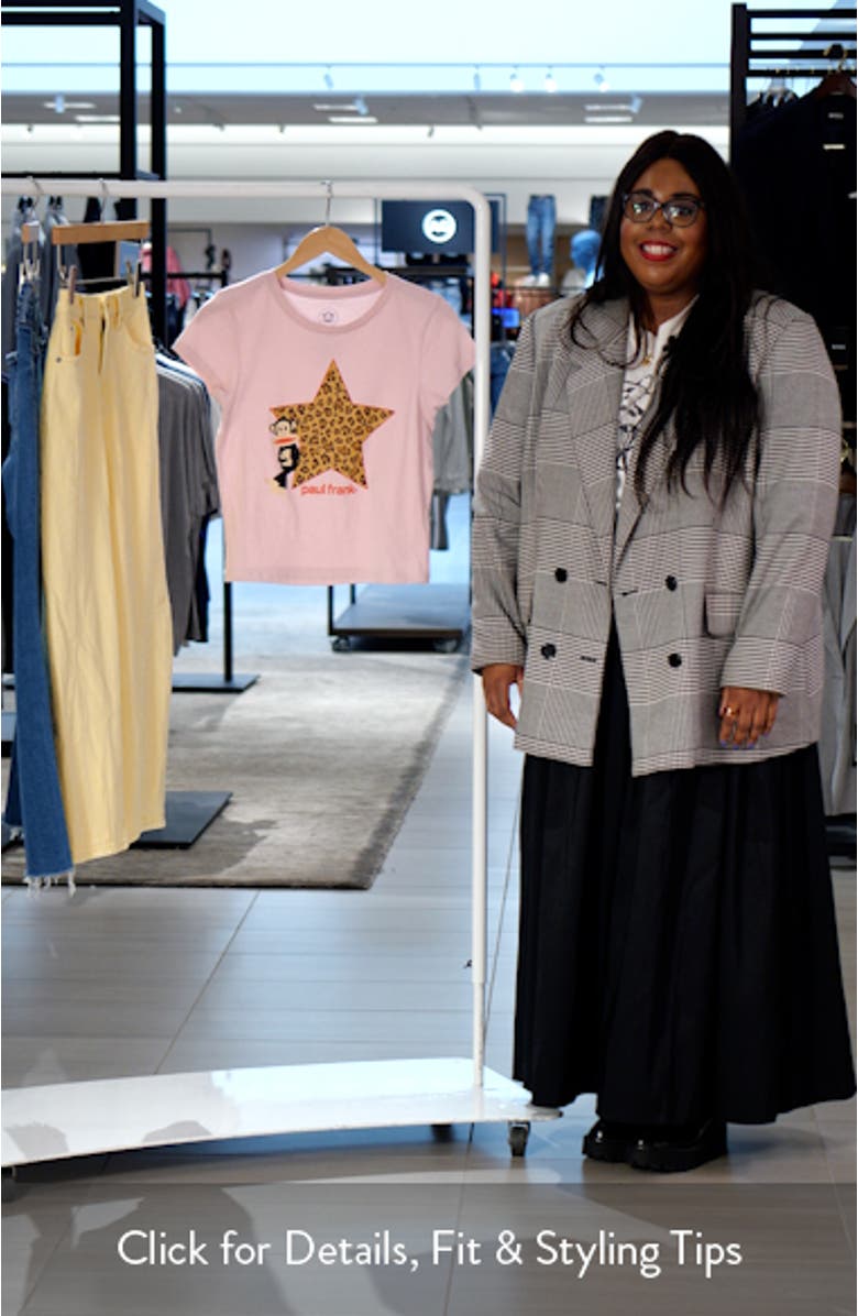 Paul Frank<sup>™</sup> Leopard Star Cotton Graphic T-Shirt, sales video thumbnail