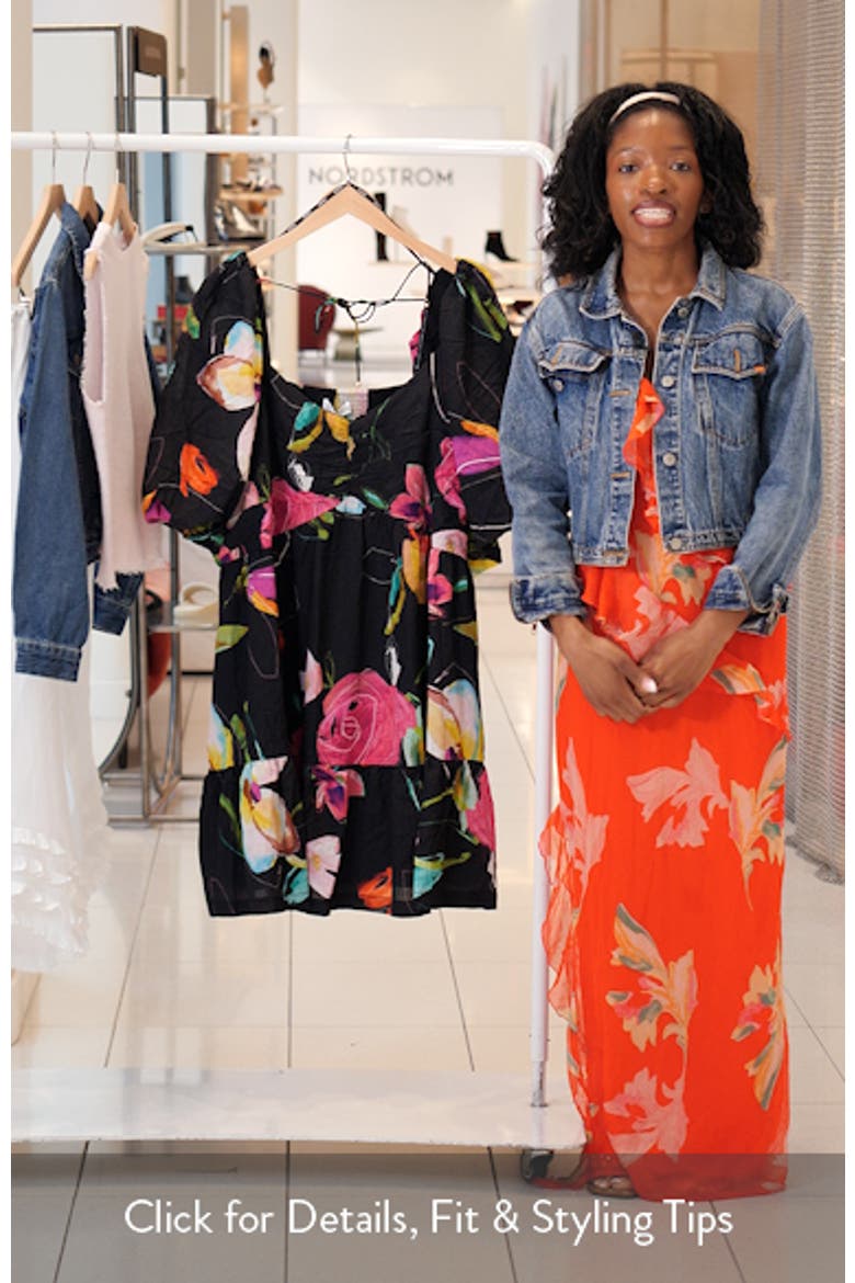 Mila Floral Print Minidress video