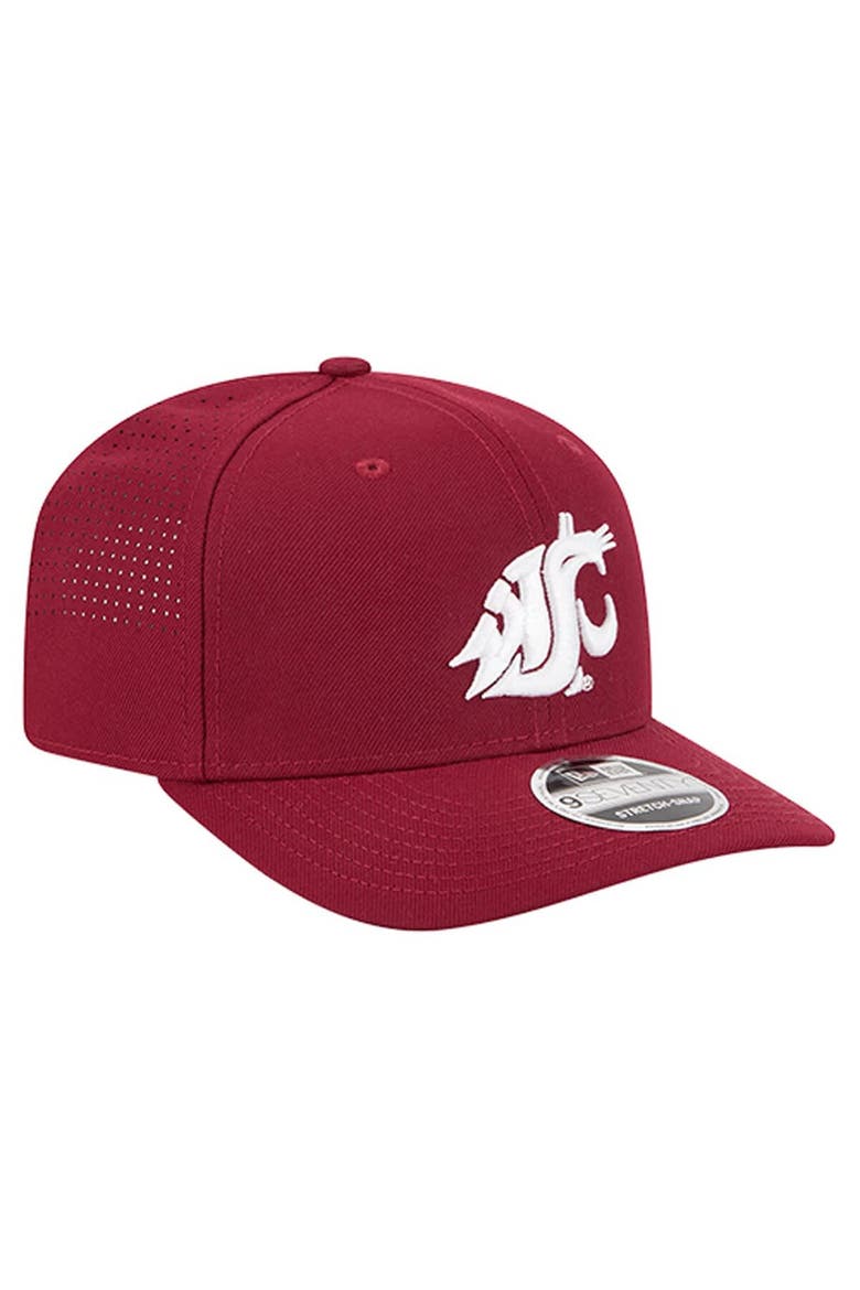 Men's New Era  Crimson Washington State Cougars Team 9SEVENTY Adjustable Hat, Alternate, color, Crimson