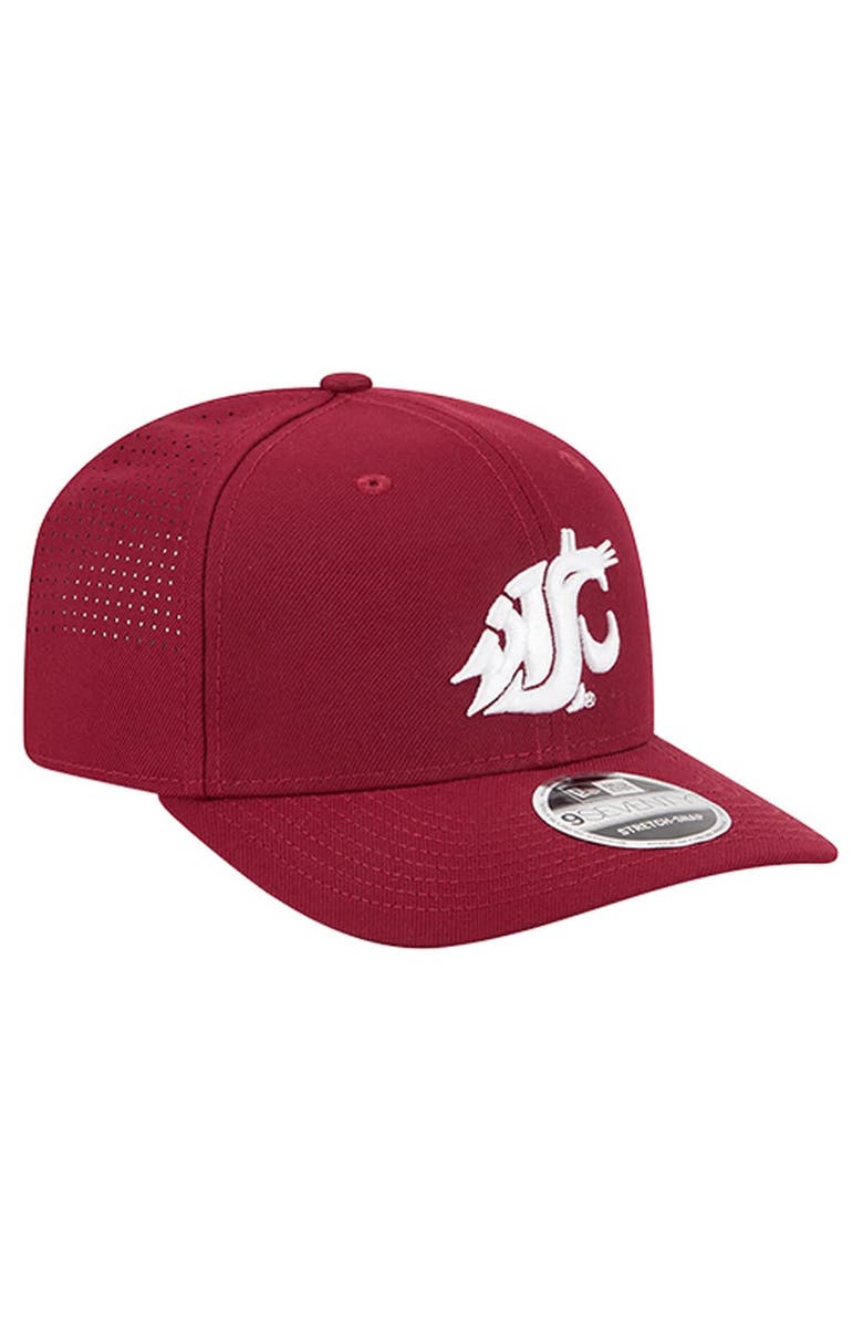 New Era Men's New Era Crimson Washington State Cougars Team 9SEVENTY Adjustable Hat, Alternate, color, Crimson