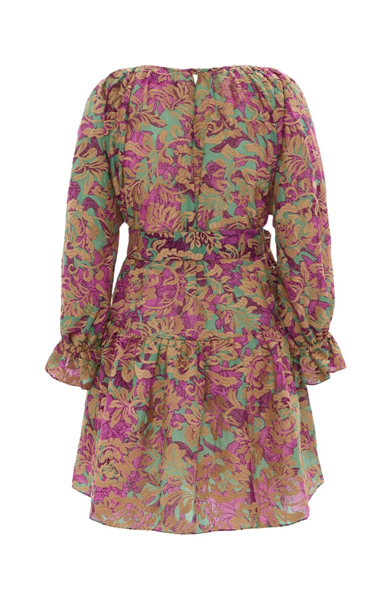 La DoubleJ The Uma Mini Dress, Alternate, color, Lilium Purple