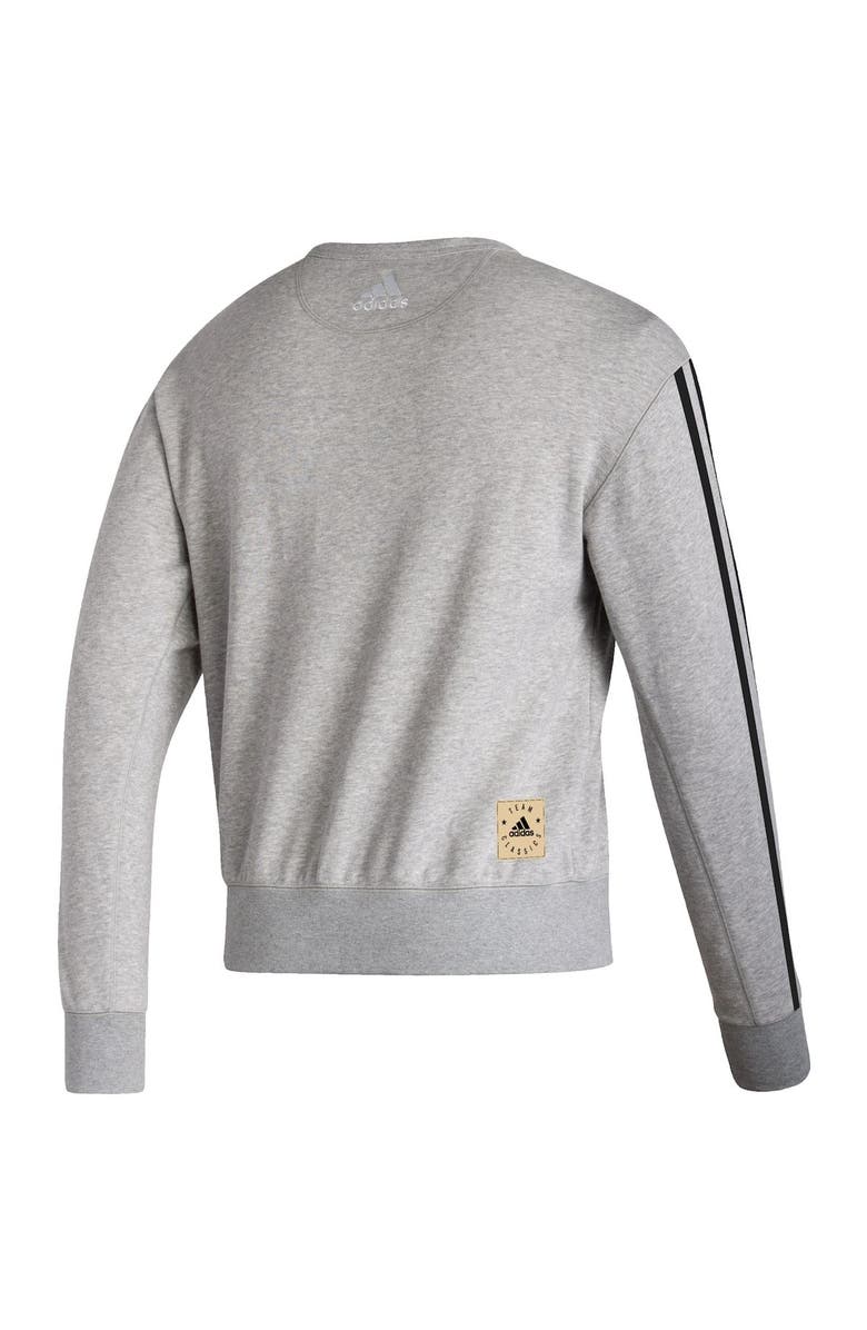 adidas Men's adidas Heathered Gray Tampa Bay Lightning Team Classics Vintage Pullover Sweatshirt, Alternate, color, 