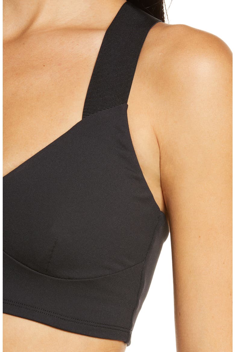 Airbrush Rev it Up Bra, Alternate, color, BLACK