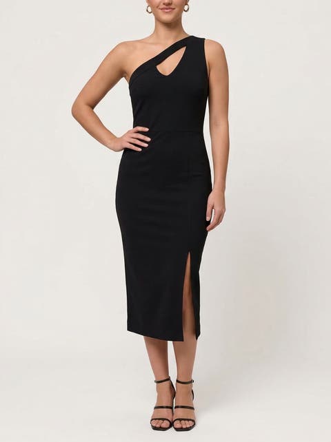 Lara One-Shoulder Midi Dress