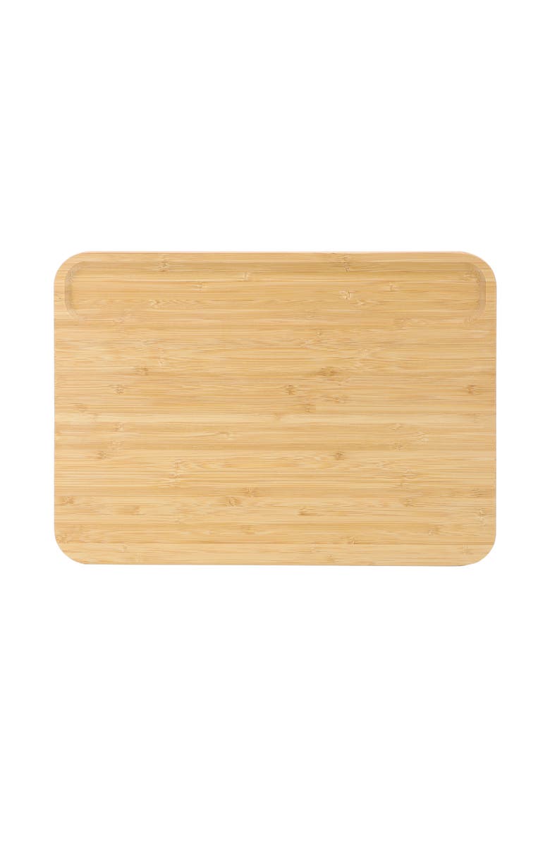 Megachef 3 Piece Wood Cutting, Prep and Serving Boards, Alternate, color, Brown