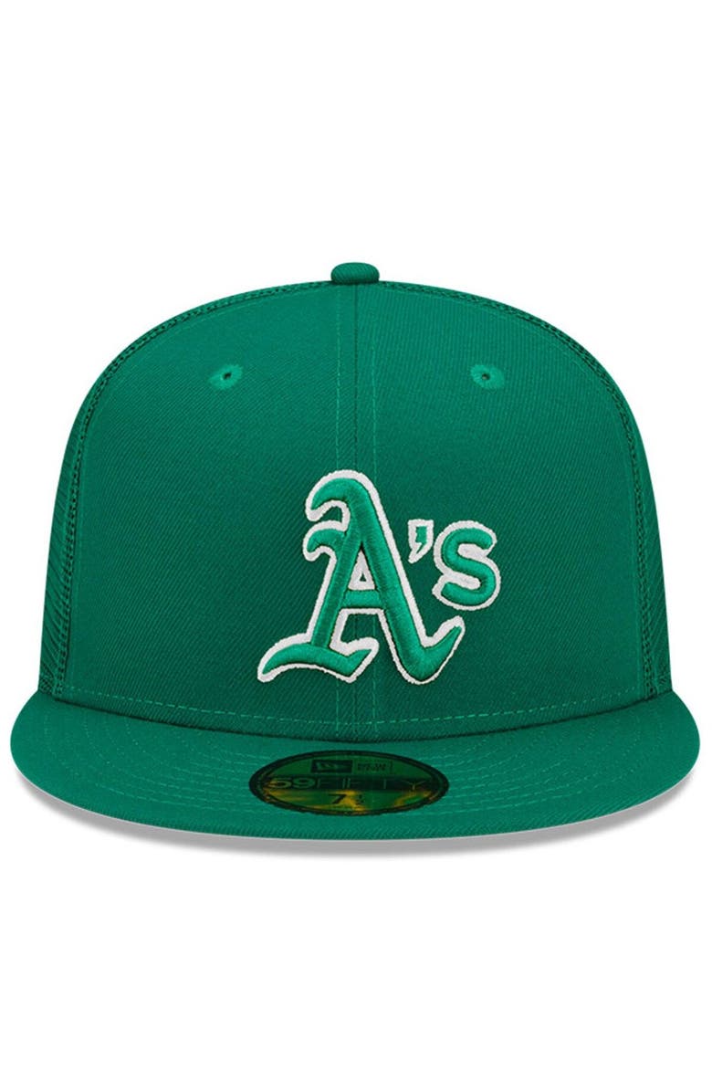 New Era Men's New Era Green Oakland Athletics 2022 St. Patrick's Day 59FIFTY Fitted Hat, Alternate, color, 