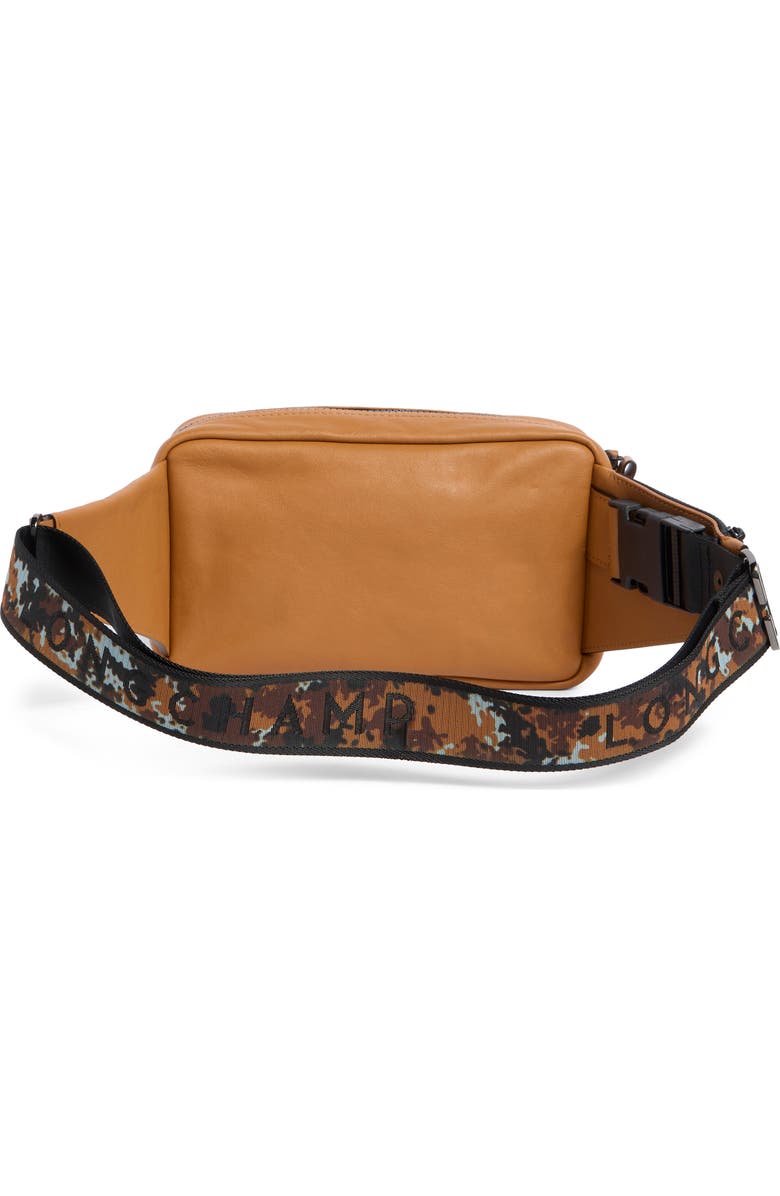 Longchamp LC3D Signature Leather Belt Bag, Alternate, color, Natural