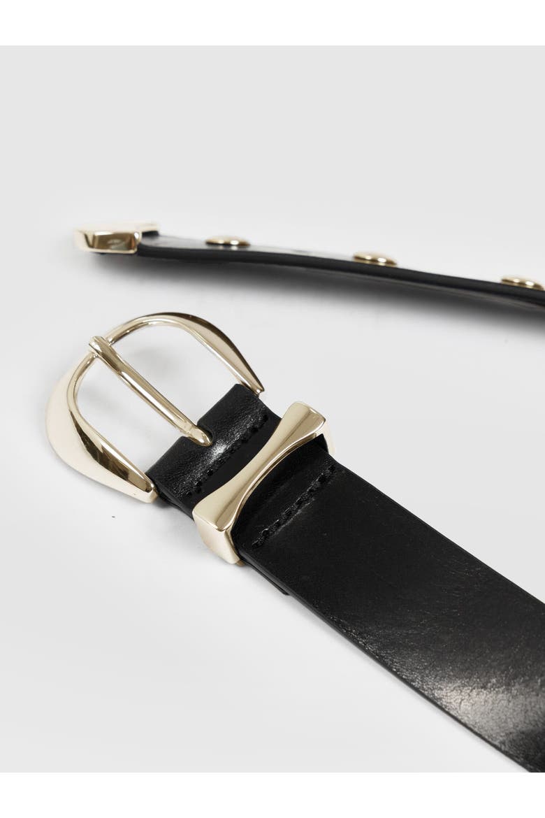 Roxie Studded Belt, Alternate, color, Black/Gold
