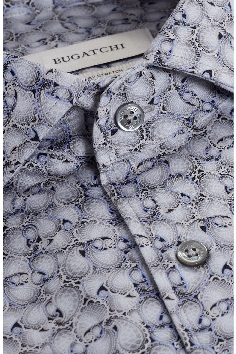Devon OoohCotton® Paisley Button-Up Shirt, Alternate, color, PLATINUM