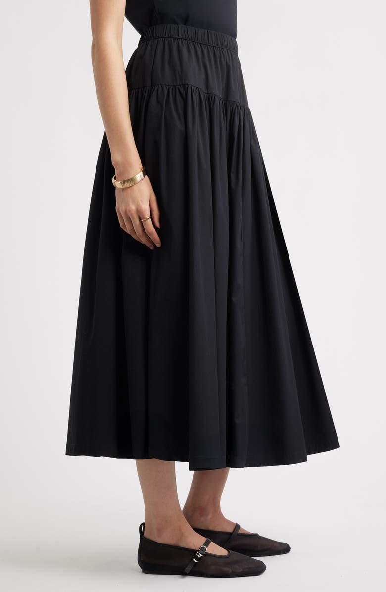 Nordstrom Tiered Cotton Poplin Maxi Skirt, Alternate, color, 