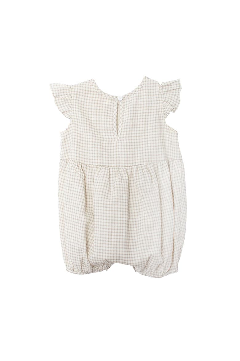 Dakota Ruffled Short Sleeve Romper, Alternate, color, Ivory