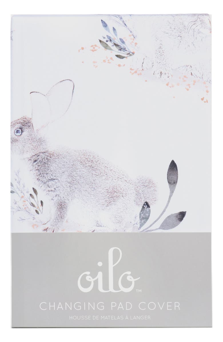 Oilo Jersey Changing Pad Cover, Alternate, color, Cottontail