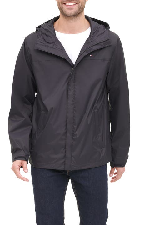 Hooded Rain Slicker Jacket