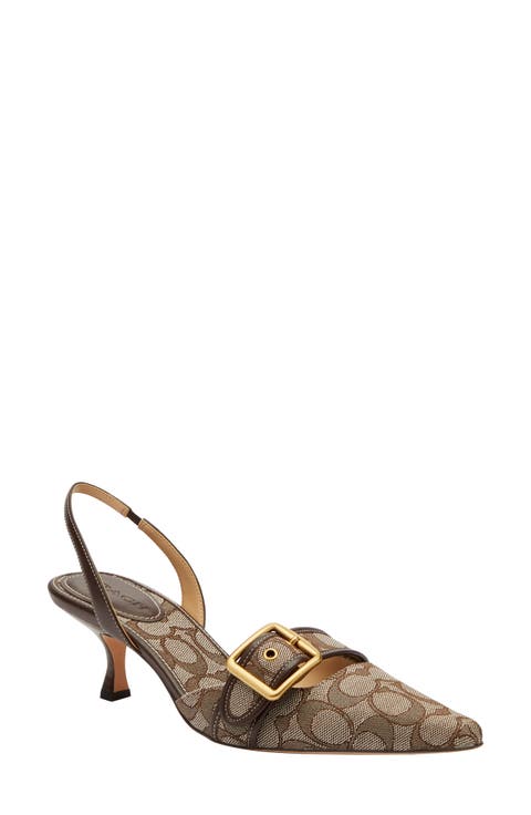 Margot Slingback Pointed Toe Pump (Women)