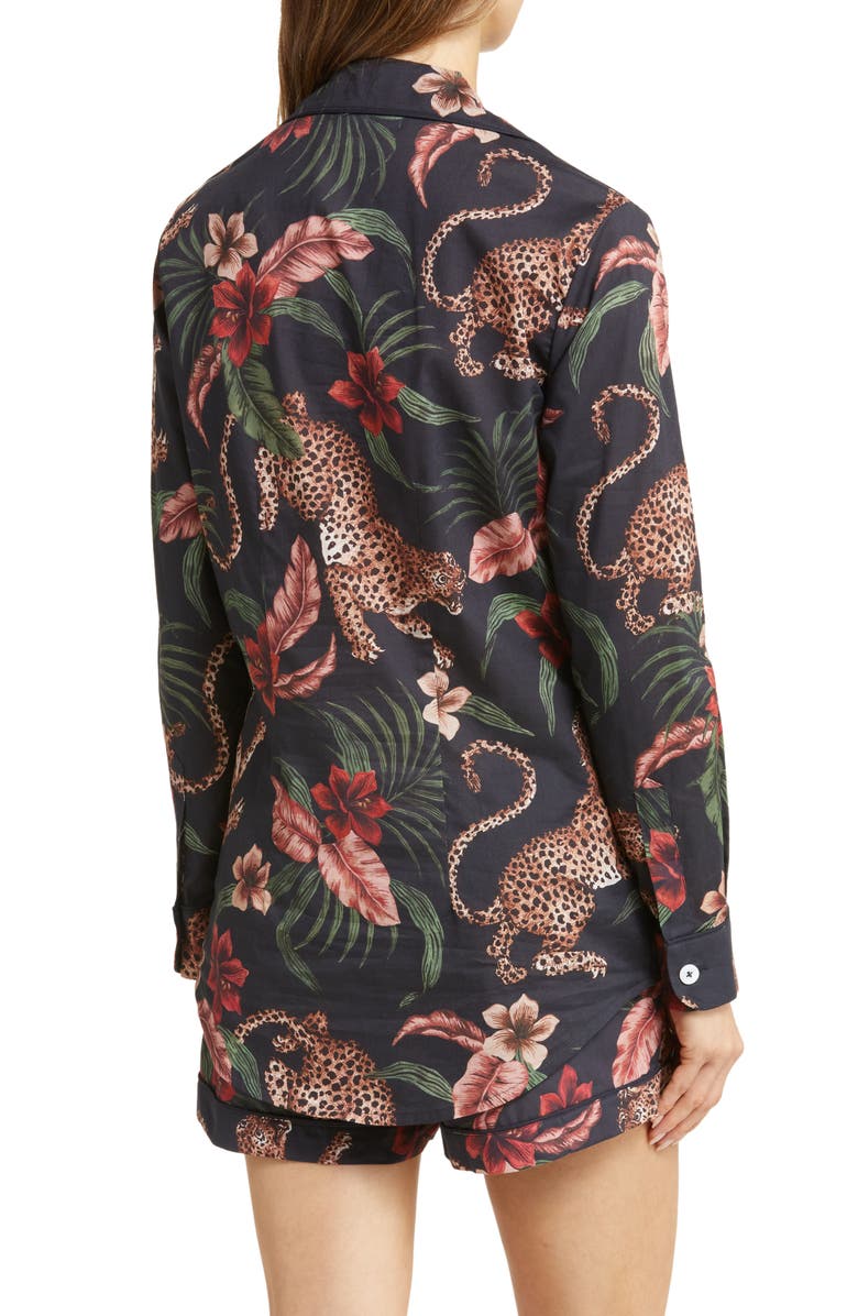 Desmond & Dempsey Signature Cotton Knit Pajama Set, Alternate, color, 