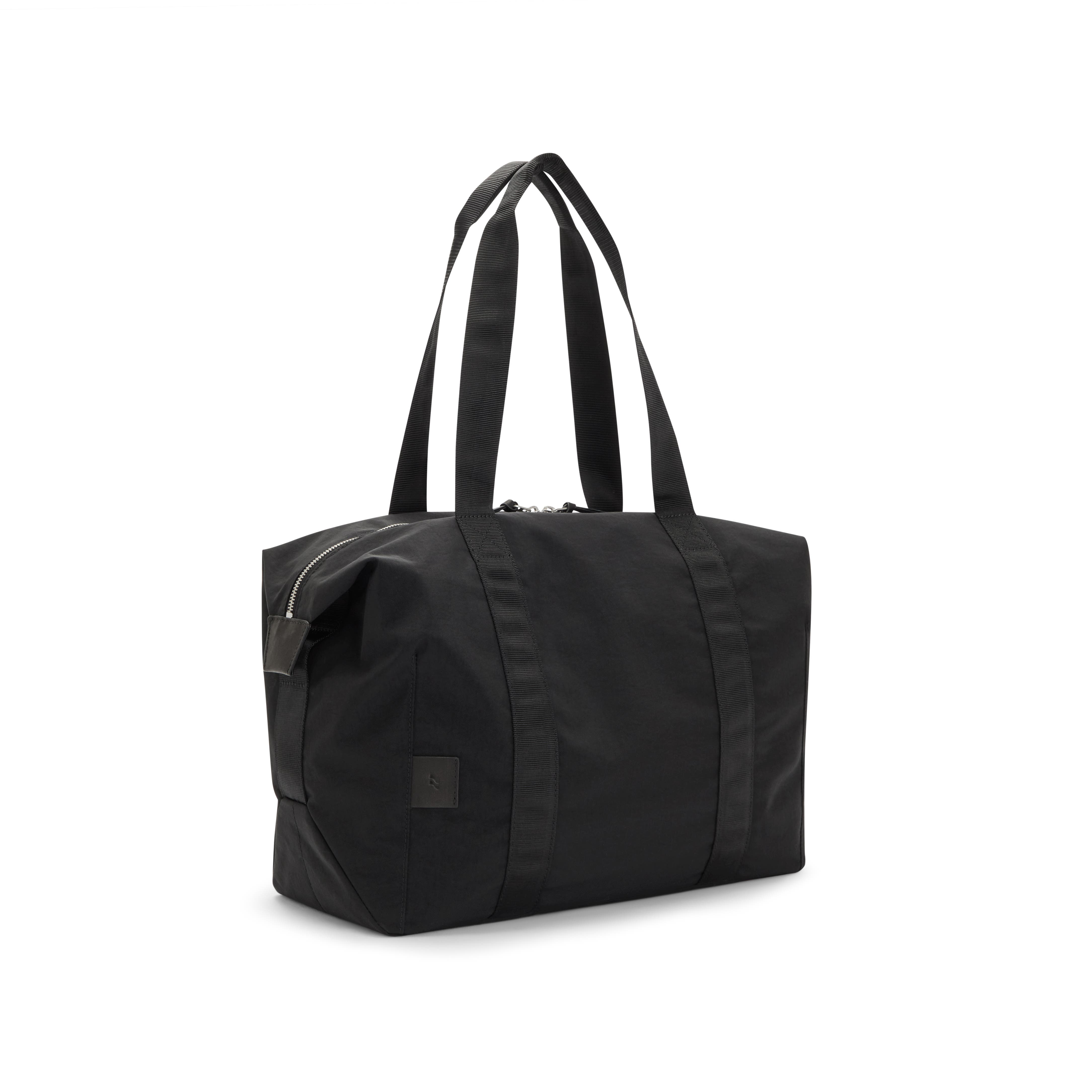 LOJEL NIRU 24-Hour Travel Weekender Duffel Bag with Overnight Capacity, Alternate, color, All Black