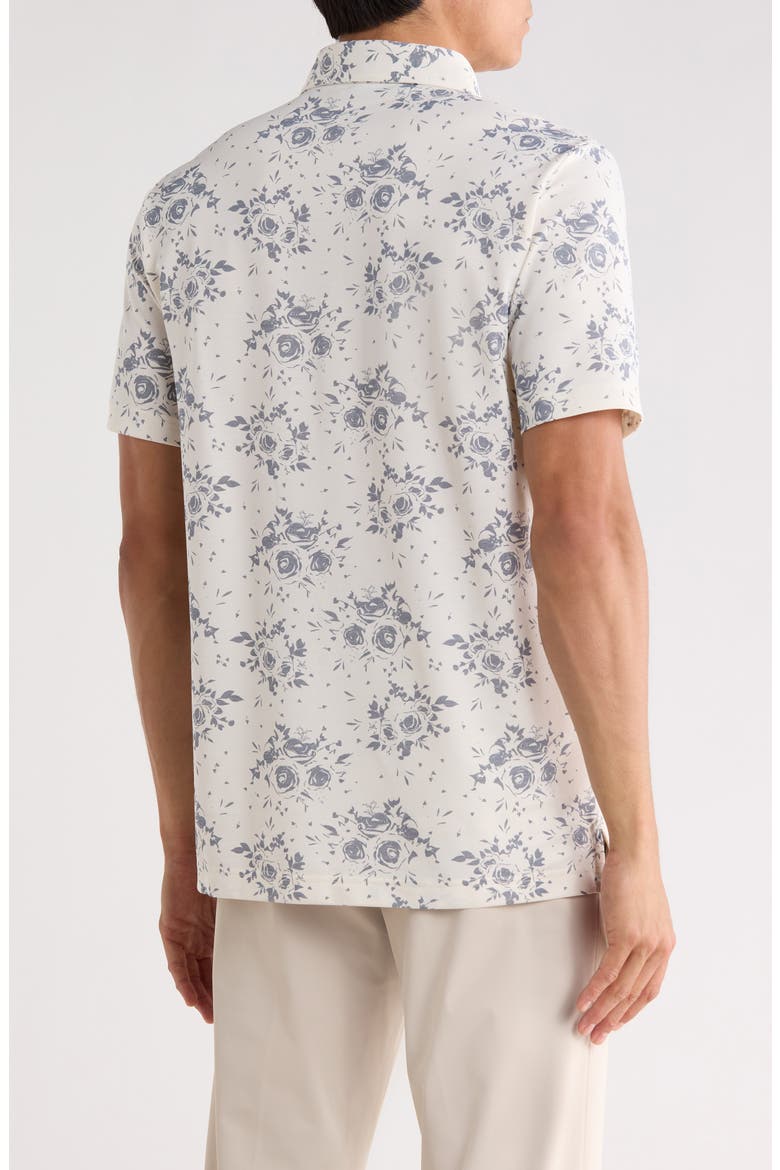 Local Forecast Cotton Blend Polo, Alternate, color, BIRCH