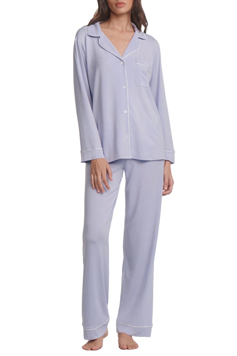 Gisele Long Pajamas, Main, color, LAVENDER DUSK/IVORY