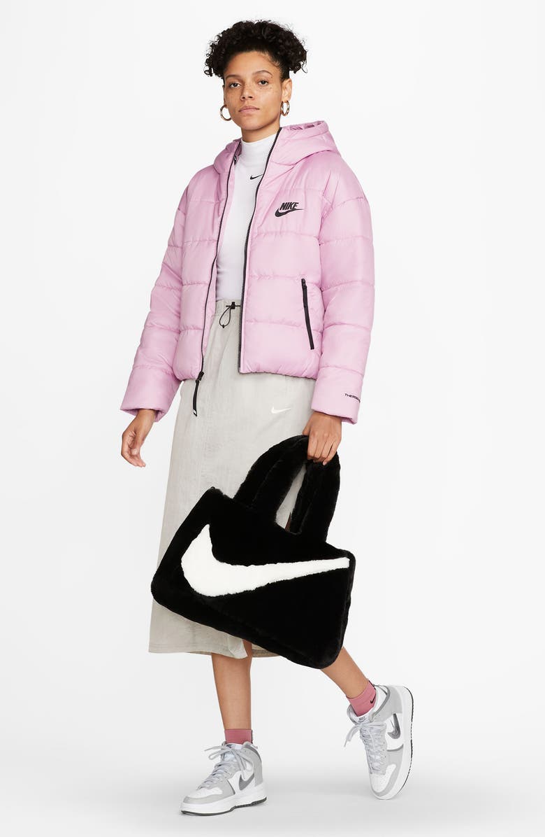 Nike Faux Fur Crossbody Bag, Alternate, color,