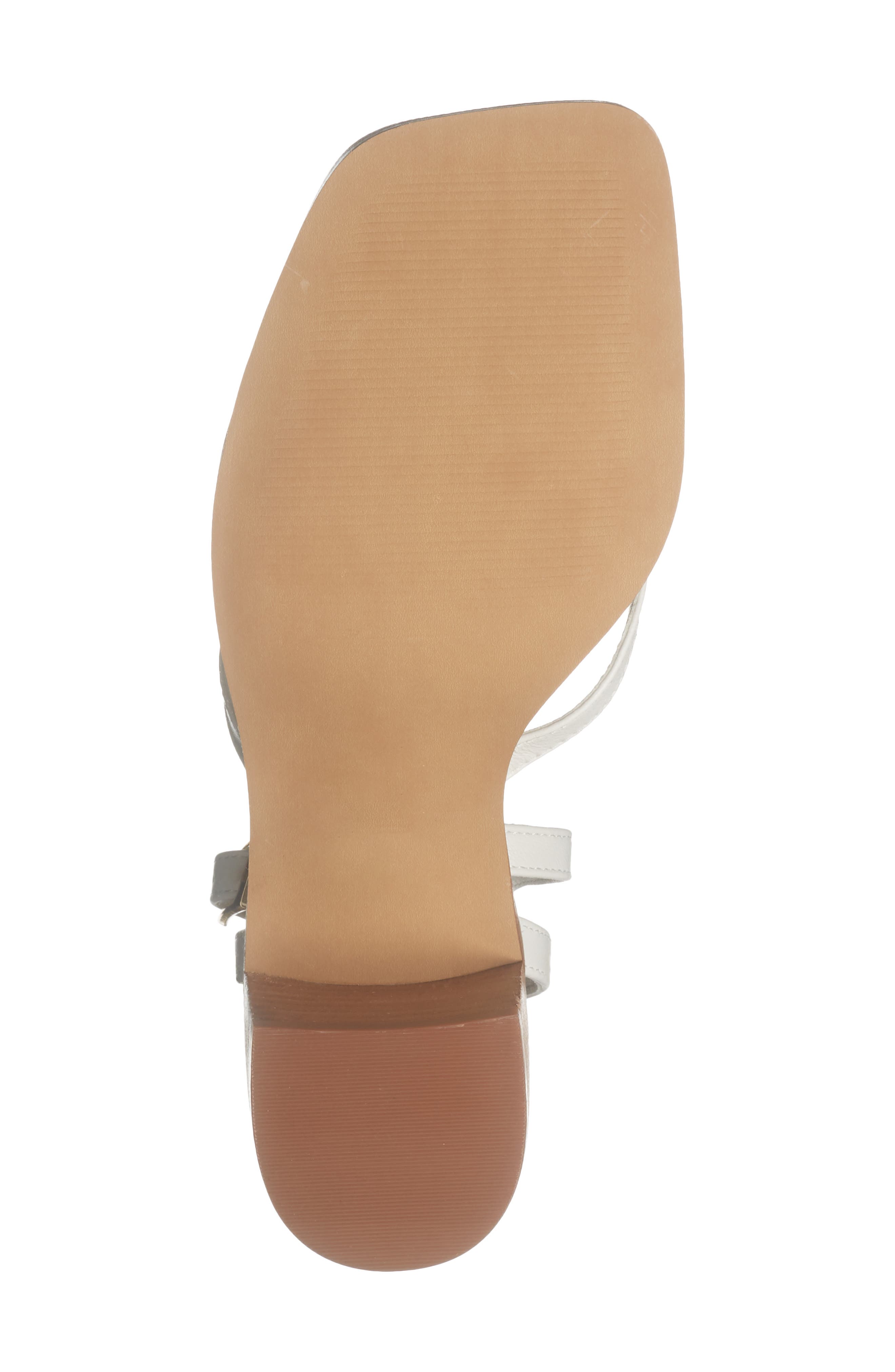 Tilly Block Heel Sandal, Alternate, color, WHITE LEATHER