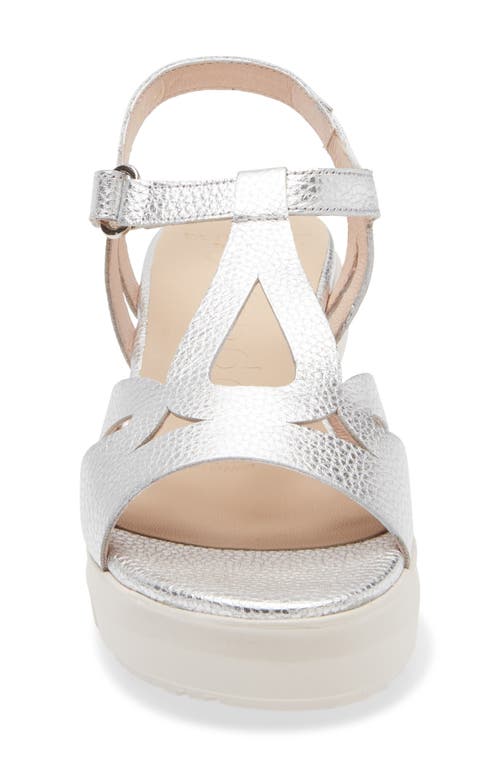 Wonders Blanca Platform Wedge Sandal In Max Plata