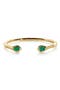  18Ct Gold Vermeil / Green Onyx