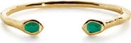 Monica Vinader Odyssey Aquamarine Cuff Bracelet