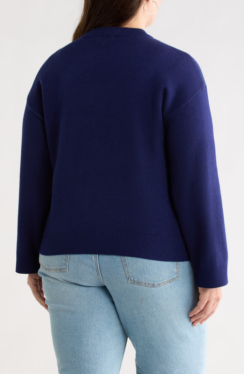 SUGARLIPS Mystic Mountain Sweater, Alternate, color, Navy Multi