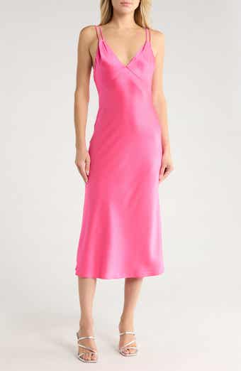 Alice + Olivia Kiro Satin Slipdress