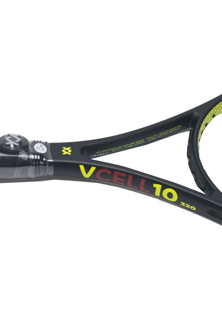 V-Cell 10 320g Unstrung Tennis Racquet, Alternate, color, Black