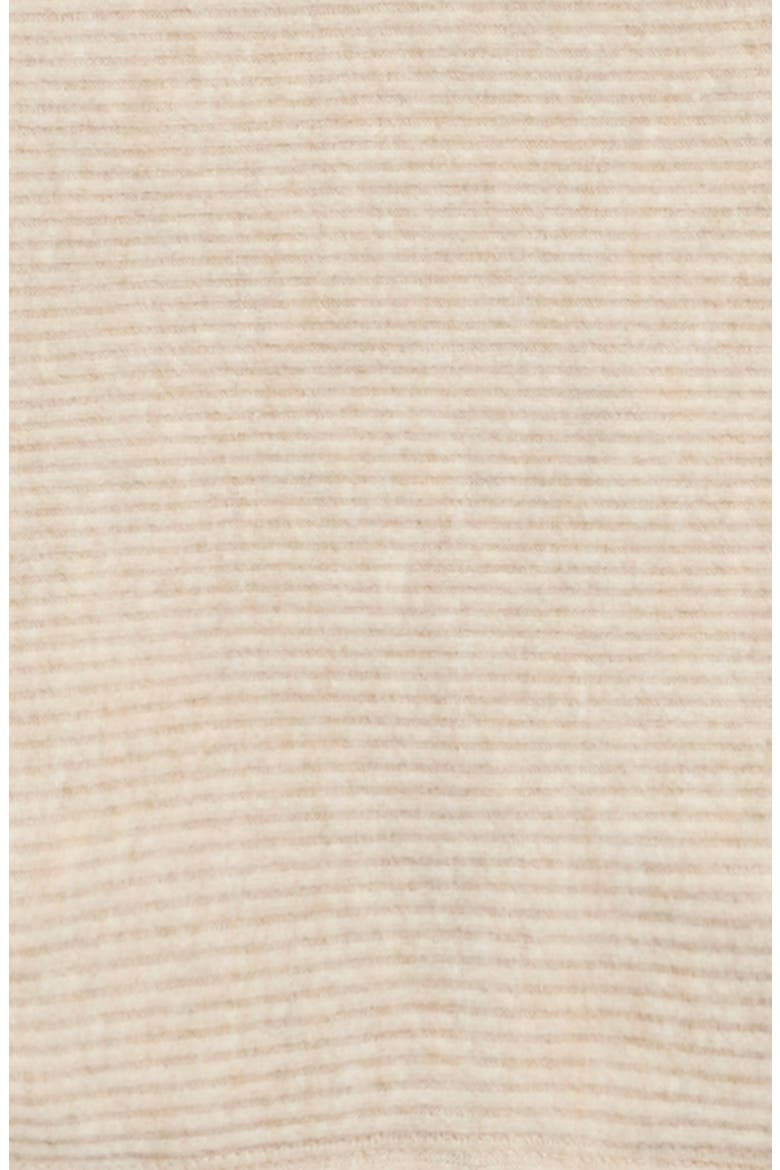 Kids' Hacci Long Sleeve Top, Alternate, color, HEATHER OATMEAL