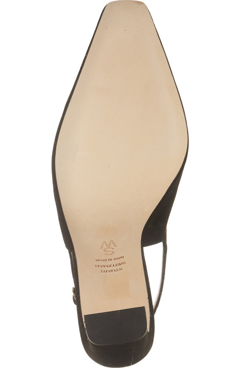 Stuart Weitzman Stassi Slingback Pump, Alternate, color, Black