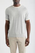 Scott Barber Short Sleeve Reverse Jersey Sweater
