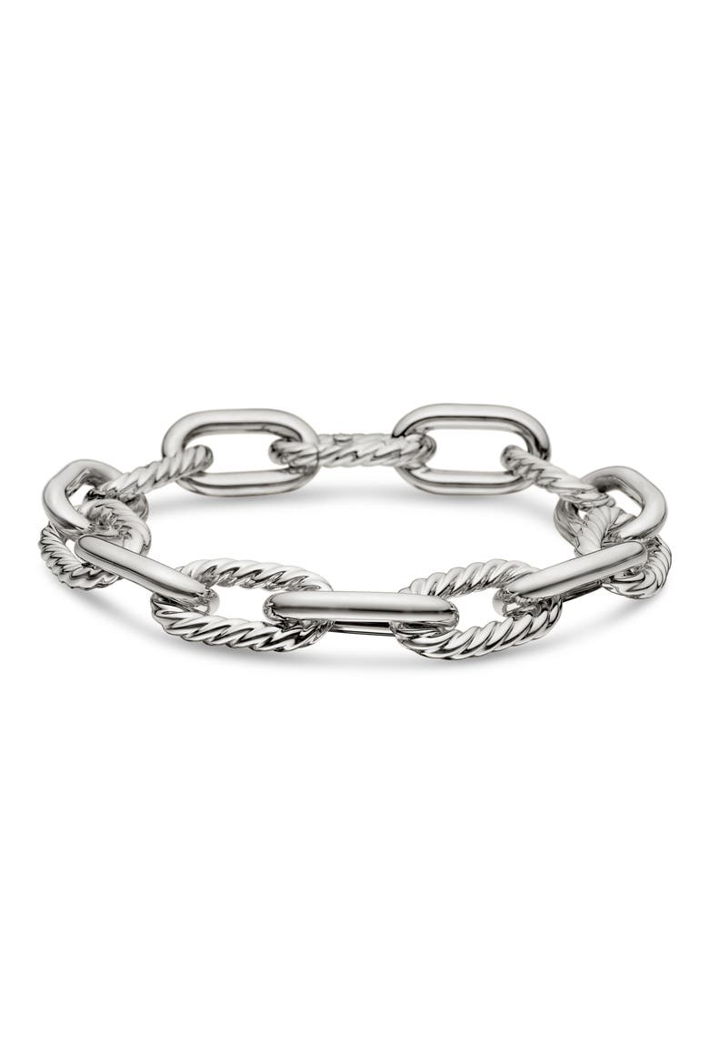 DY Madison Chain in Sterling Silver Bracelet, 11mm, Main, color, SILVER