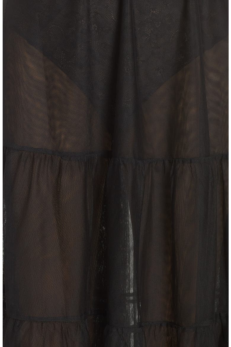 x Atlantic-Pacific Tulle Half Slip, Alternate, color, BLACK