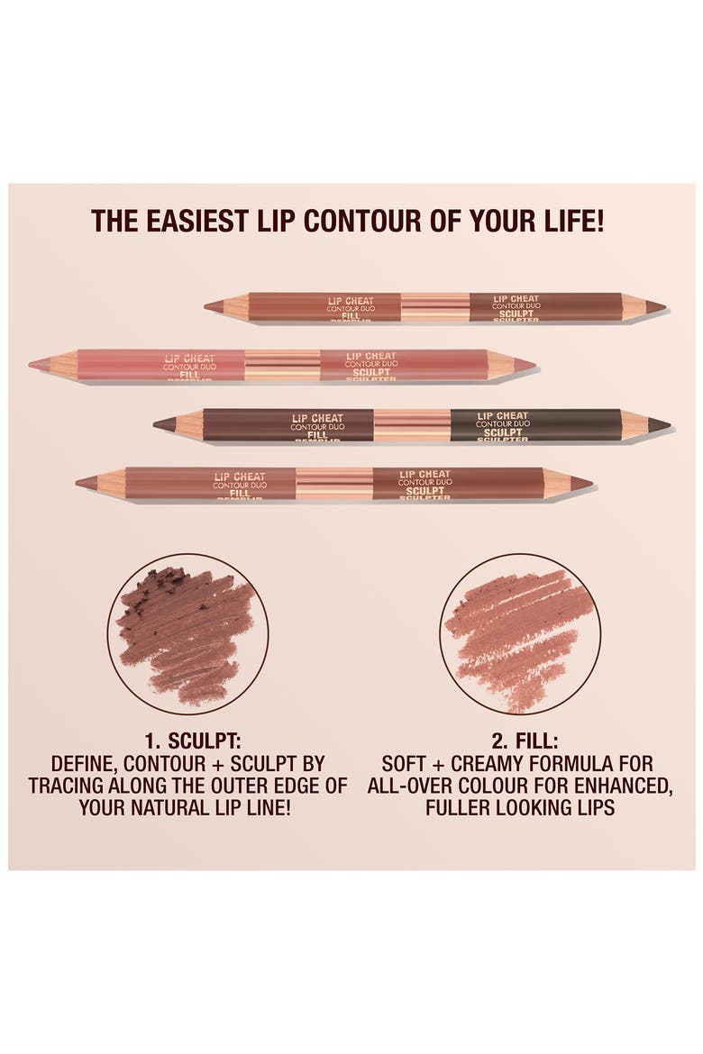Lip Cheat Contour Duo Lip Liner, Alternate, color, DEEP