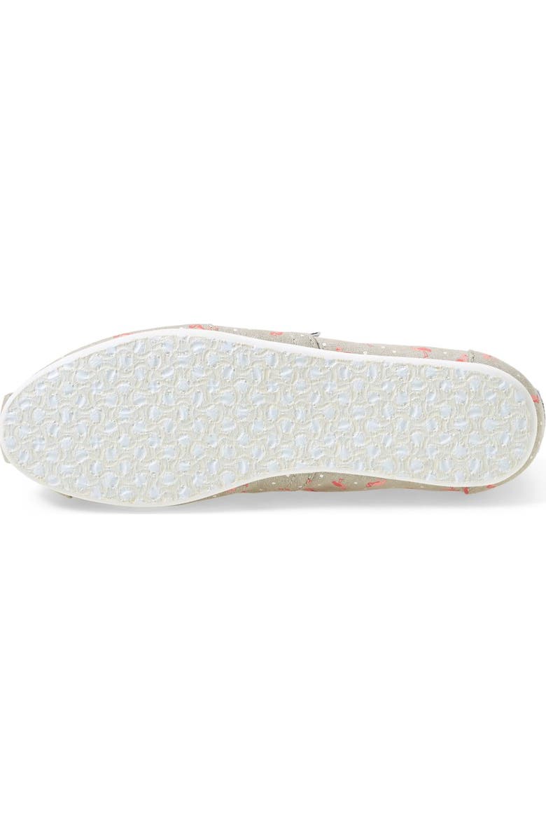 TOMS 'Classic - Flamingo' Alpargata Slip-On, Alternate, color,