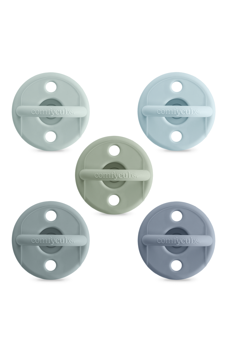 Comfy Cubs Pacifiers, 5 Pack, Main, color, Multicolor Boy
