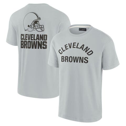Unisex Fanatics Signature Gray Cleveland Browns Elements Super Soft Short Sleeve T-Shirt