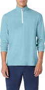 Bugatchi Quarter Zip Performance Pullover