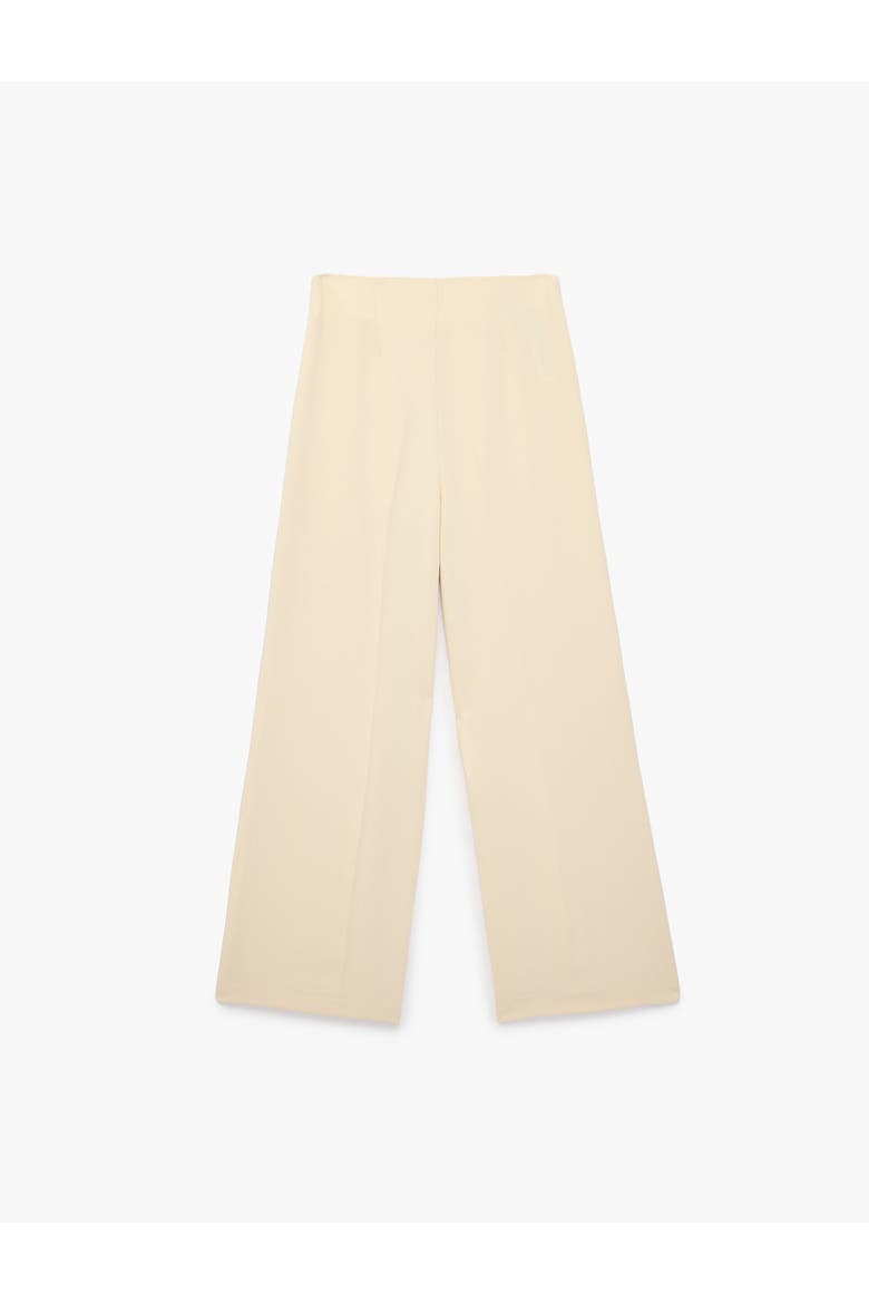 High Waist Wide Leg Trousers, Alternate, color, ECRU