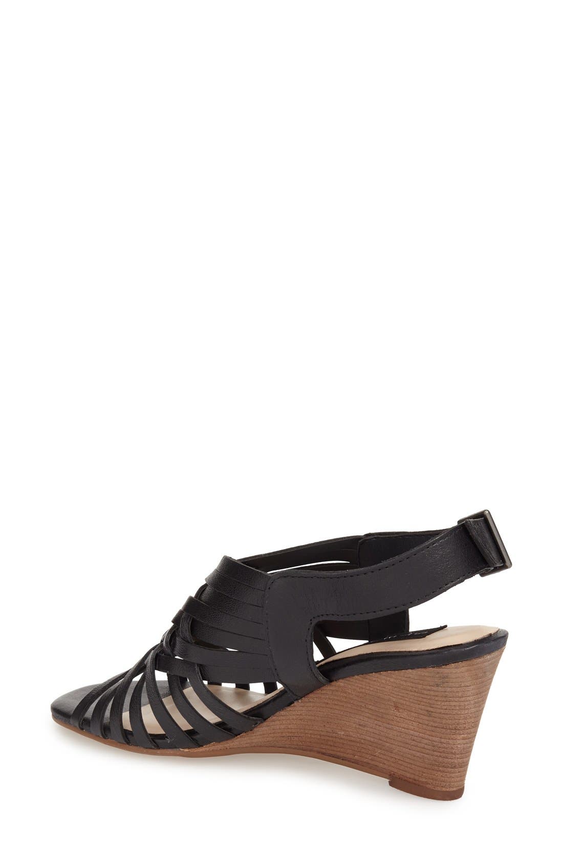Steven New York Steven by Steve Madden 'Livvey' Wedge Sandal, Alternate, color, 