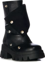 AZALEA WANG Bharti Lug Sole Bootie